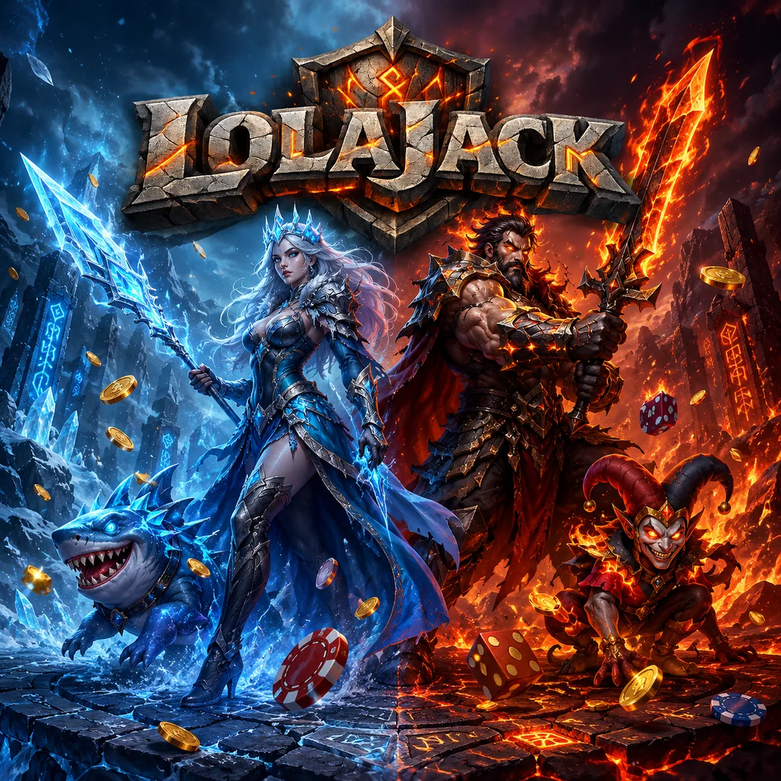 LolaJack Casino â univers glace et feu